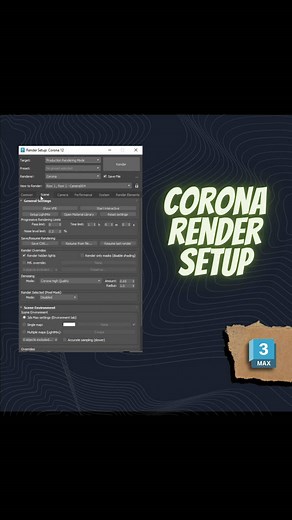 Corona Render Setup Tutorial for 3ds Max