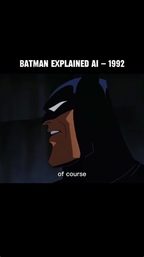 The Human Codex | 1992’s Batman: The Animated Series already articulated a core definition of AI. Computation speed, raw data processing, non-human modes of... | Instagram
