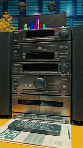 Pioneer black full cd player and casset pro #amthanhbai #hiend #pioneer #80smusic #audiophile #retro