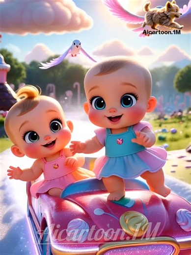 New baby cartoon dancing drive #kids #kidscartoon #cartoon #cartoonvideo #foryou