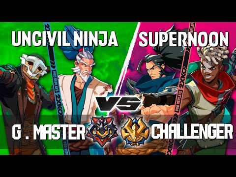 2XKO ▰ UNCIVIL NINJA (Yasuo-Ekko) vs SUPERNOON (Yasuo-Ekko) ▰ 2XKO Pro level replays