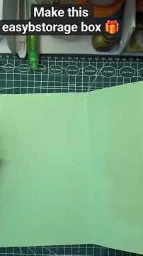 #easy storage box tutorial...✨make now in 2 minutes!!🦋😩🎁