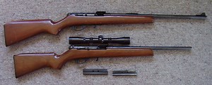 Stirling M20: A blowback action rifle chambered in .22 LR