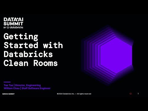 Getting Started with Databricks Clean Rooms