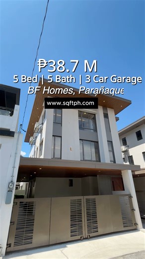 Brand New Modern House and Lot For Sale in BF Homes, Paranaque City • Property Code: FSBFH42 • Selling Price: ₱38,700,000 • Cash or Bank Financing • We provide bank loan assistance. • Kindly PM for further details. • Text or Call at 0917-5628828 (w/viber and whatsapp). • More brand new houses for sale here: www.sqftph.com | Sqft Realty