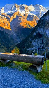1M views · 67K reactions | AUTUMN DUSK IN SWISS ALPS exact google...