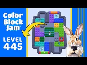 Color Block Jam Level 445 Solution Walkthrough