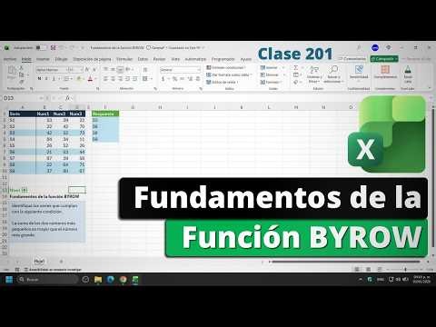 Fundamentals of the BYROW (Iterate Rows) function in Excel 365