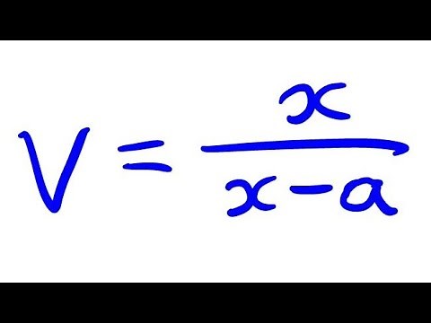 Rearrange Formula: Make x the subject when x in denominator and numerator of a fraction
