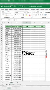 60K views · 1.2K reactions | Función texto para días años y meses en Excel #Excel #tutorial #office | Yerrihz | Facebook