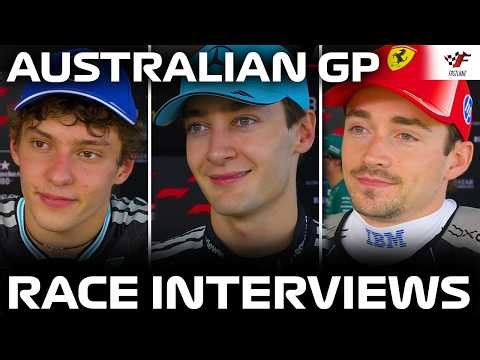 F1 ALL DRIVERS Post Race Interviews Australian GP 2026