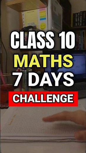 class 10 maths 7 Days challenge 🔥| class 10 maths | #shorts #class10