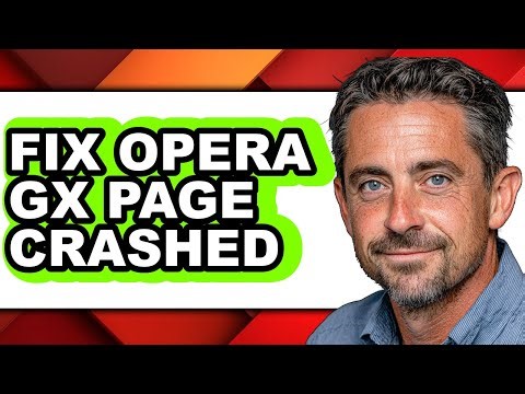 How to Fix Opera Gx Page Crashed (only Way)