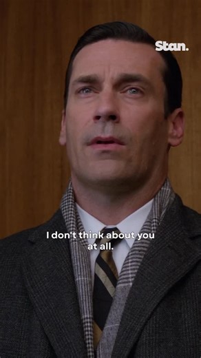 Stan. on Instagram: "“I don’t think about you at all...” 😐💡 Step inside Don Draper’s world and stream every episode of Mad Men now on Stan. #MadMen #WhatToWatch"