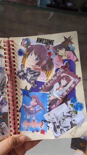 Senjougahara~ Bakemonogatari Journaling #anime #bakemonogatari #animejournaling #journal #aesthetic