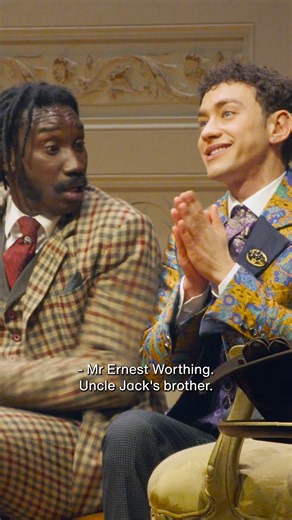 'I hope you're behaving very well...' 🤭 The Importance of Being Earnest plays at the Noël Coward Theatre until 10 January. A co-production with Sonia Friedman Productions. | National Theatre