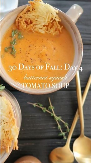 Butternut Squash Tomato Soup