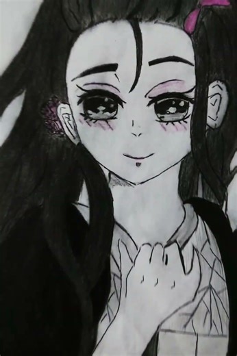#art #drawing #anime Demon slayer nezko jannnnnn like and subskraib me plsss🤤🎀🖤❤️‍🩹🥲