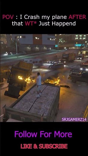 I Crash my plane GTA 5 Gameplay Walkthrough No Commentary #GTA5 #gameplay