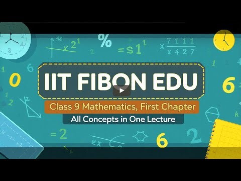 Class 9 Mathematics | Chapter 1 Full Chapter Explained in One Shot | All Concepts in One Lecture