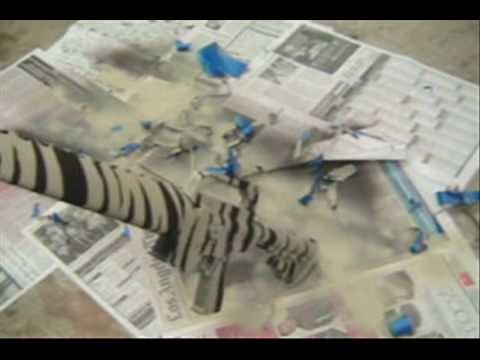 How to paint tiger / zebra stripe desert camo.