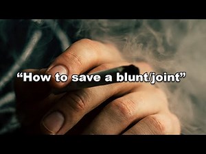 THE BEST WAY TO SAVE YOUR BLUNT! NO MESS OR ODOR!!!!