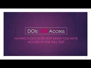 Web of Science: Full Text, DOI, and Citation Tools (Part 4/5)