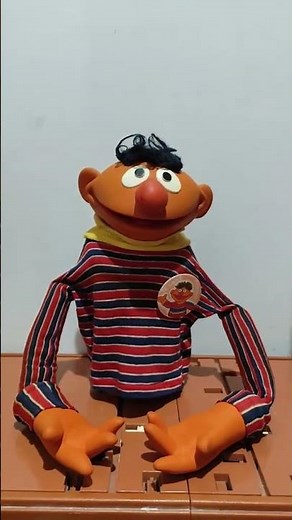 My Vintage Sesame Street Ernie Hand Puppet #vintage #toys #sesamestreet #ernie #muppets #jimhenson