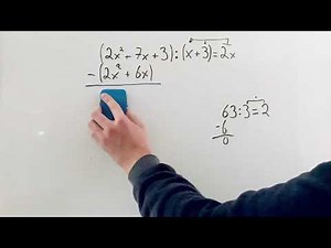 Polynomdivision 🧠 🤔 - schnell & einfach erklärt