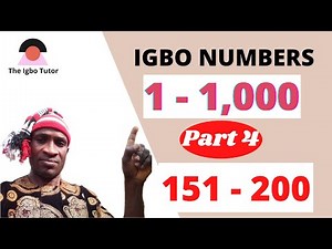 IGBO NUMBERS 151 - 200 Arranged in Order for Easy Understanding| With Clear Native Pronunciation