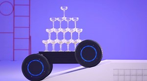A Flat Rolling Platform Droid With Smart Robotic Technology That Helps Navigate Various Terrains