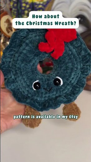 Christmas Wreath Crochet Pattern Release 🎄 | Cute & Beginner Friendly Holiday Decor