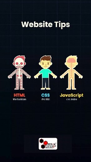 102 reactions | Website tips #website #html #css #javascript #webdeveloper #webdevelopment #coding #codinglife | Shiva Concept Solution | Facebook