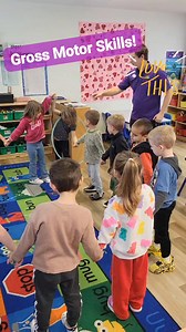 Too chilly outside? No problem! For building strong bodies and big movements indoors. Senior B used their gross motor skills, social skills, and team building skills. 💪 ❄️ | O2B Kids Palm Harbor