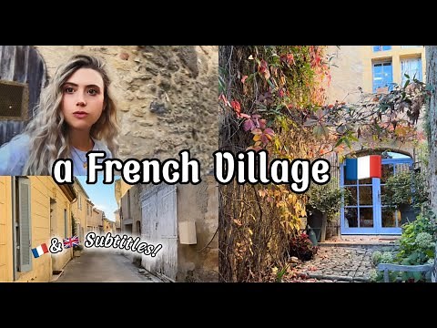 Daily French life - in a French village, countryside in France, French vlog with subtitles, Provence