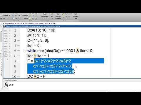 Ex.6.6 | Newton Raphson method MATLAB example from Hadi Sadaat | Power System Analysis Toolbox
