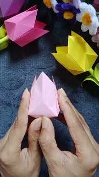 DIY paper flower made from A4 sheet 🌸