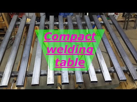 Build your own simple, folding welding table!