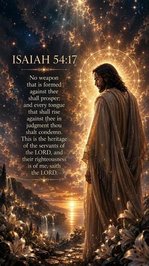 NO WEAPON FORMED AGAINST YOU SHALL PROSPER | ISAIAH 54:17 ✨🙏
