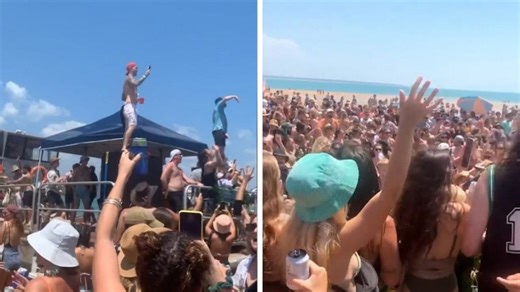 A sandbar party in Cullen Bay resulted in chaos