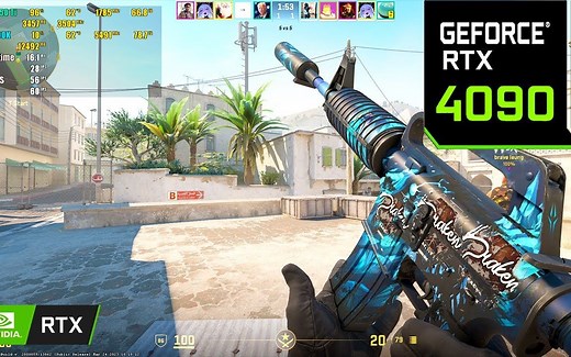 【震撼体验】反恐精英CS2 4K超高清 RTX4090 24GB配置拉满展示，让你感受不一样的游戏世界！