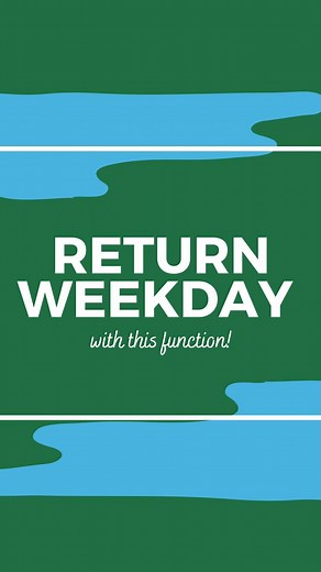 Your Excel Dictionary | Return the day of the week that a date falls on with Excel’s TEXT function. 🗓 🗂 Don’t forget to save this post for future reference! 📚... | Instagram
