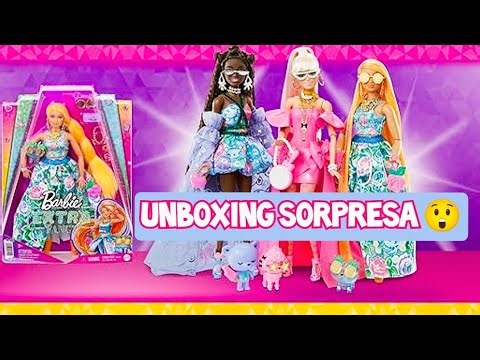 UNBOXING Y REVIEW "Barbie EXTRA FANCY"💚🩷🩵Por 1° vez en el CANAL👏👏#barbiemattel#barbieextra#mattel 