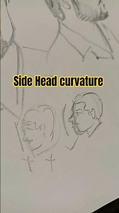 How to Draw side Face in memory drawing 🤫🤍