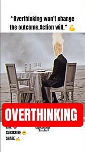 Overthinking don't solve tomorrow's problems, but steal today's peace 💔 #shorts