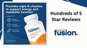 Bariatric Fusion Vitamin B-50 Complex | Vegan B Complex Vitamins for Women and Men | Easy to Swallow Vitamin B Complex Capsule | 8 B Vitamins Including Vitamin B12 | 90 Count | 3 Month Supply