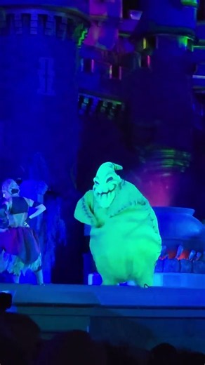 Oogie Boogie Dancing at Mickeys Not So Scary Halloween Party part 1#oogieboogie#shorts#disneyworld.