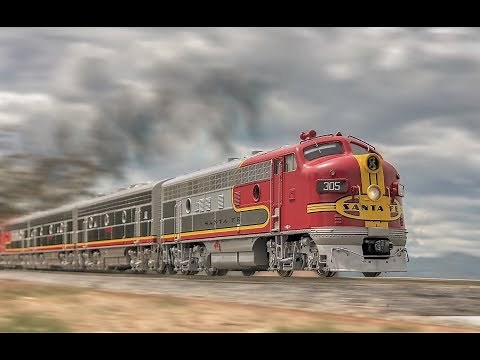 Santa Fe F7’s El Capitan by Sunset 3rd Rail O scale 2 rail
