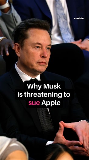 Elon Musk says Apple is making it “impossible” for any AI company but OpenAI to hit #1 in the App Store and threatens xAI will sue. | Cheddar Gadgets