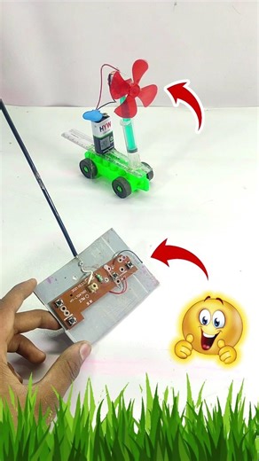 How to make rc car with dc motor #shorts